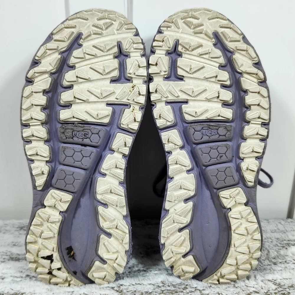 UGG "CA805 June Gloom" Purple Platform Sneakers Lace Up Shoes | Women's Size 8 - Picture 11 of 14